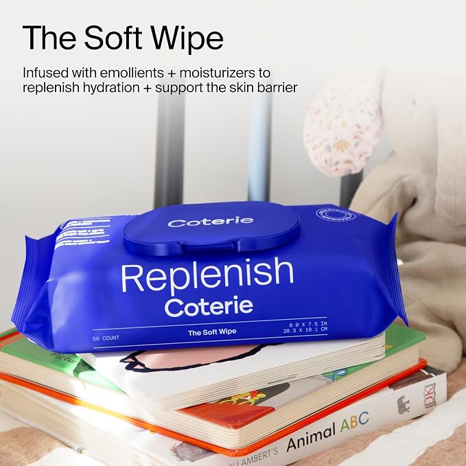 Coterie Baby Soft Wipe for Sensitive Skin, Hydrating Moisturizers and Emollients - Image 3