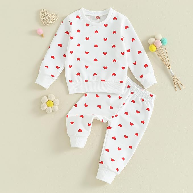 Fernvia Toddler Baby Girl Clothes 3 6 9 12 18 24 Months Fall Outfits Solid Long - Image 3