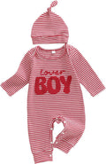 Fernvia Newborn Baby Boy Clothes Letters Print Bodysuit 3 6 9 12 18 Months Long by Fernvia