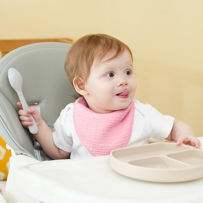 Muslin Baby Bibs Baby Drool Bandana Bibs - Image 7