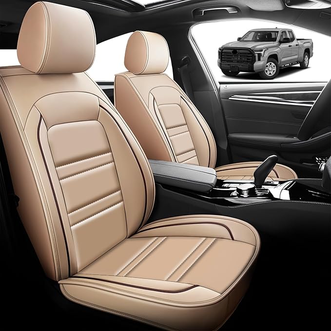 Seat Cover for Toyota Tundra 2000-2025 | Car Seat Covers Front Seats, - Image 2