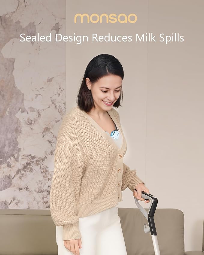 Wearable Breastfeeding Pump, Breast Pump Hands Free - Image 2