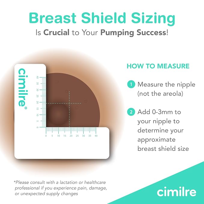 Cimilre 28MM Breast Milk Collection Kit, Double Pumping Breast Milk Collector - Image 7