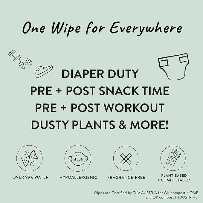 The Honest Company Clean Conscious Multi-Use Wipes Hypoallergenic and Unscented - Image 3