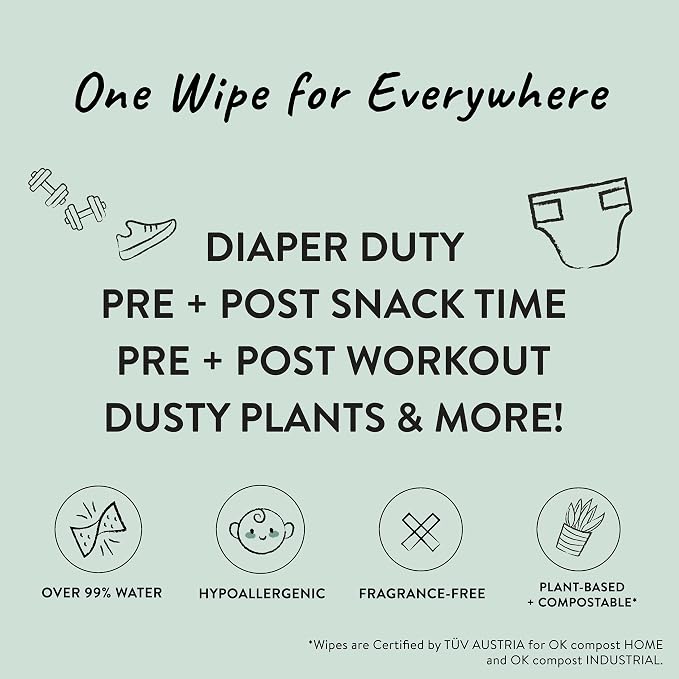 The Honest Company Clean Conscious Multi-Use Wipes | Hypoallergenic + Unscented - Image 3