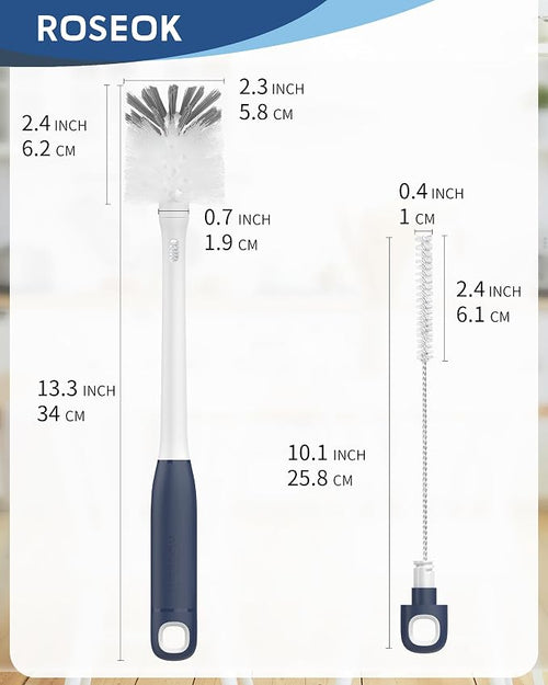 2 in 1 Long Handle Bottle Brush - Image 2