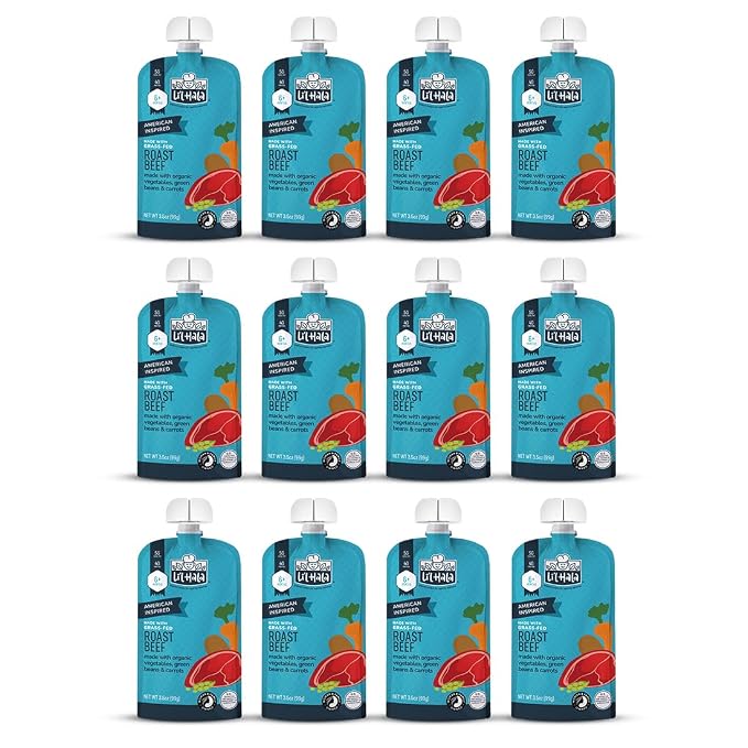 Li’l Hala Baby Food Pouches – Grass-Fed Roast Beef & Organic Veggies – Toddler - Image 6