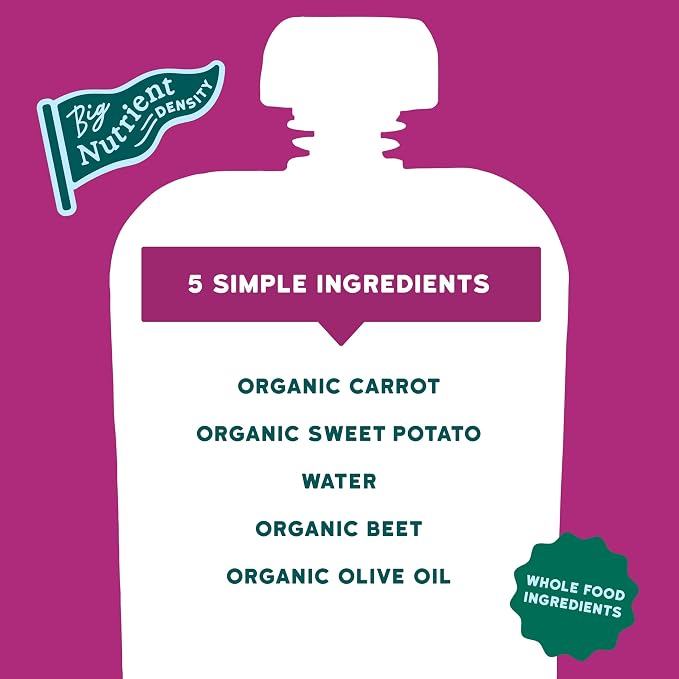 Serenity Kids 6+ Months Veggie Puree Baby Food Pouches - Image 3