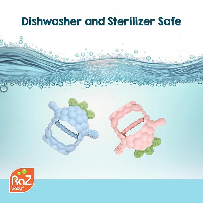 RaZbaby RaZberry Grip Silicone Teether Toy - Image 9