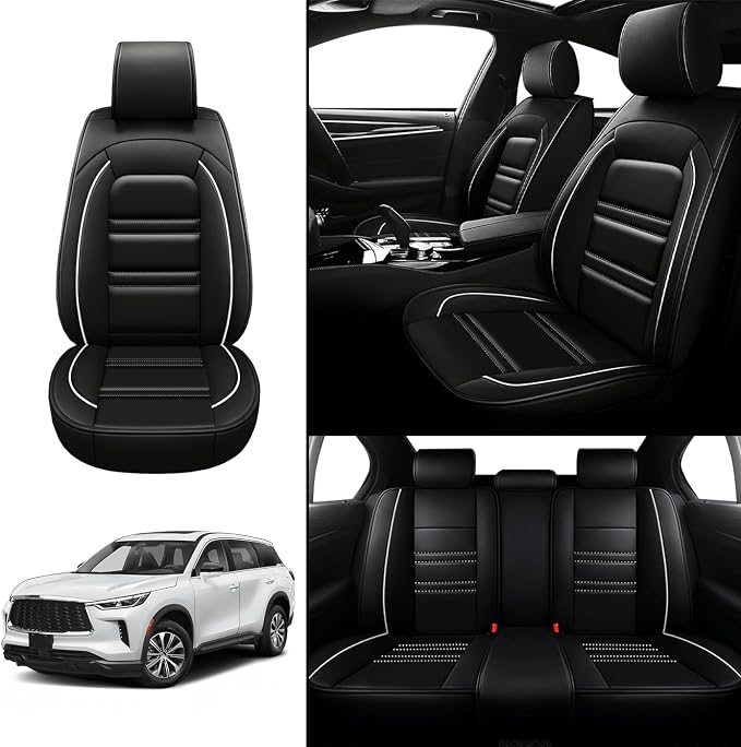 Seat Covers for Infiniti qx60 2014-2025 | 5-Seats Leather Seat Covers - Image 2