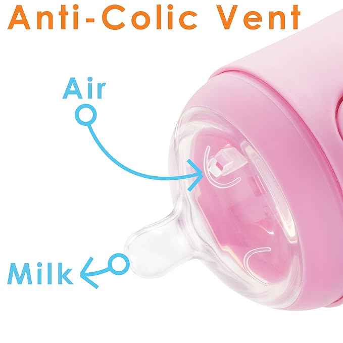 PopYum Pink Formula Making Baby Bottle Starter Set, 2X 5oz Bottles - Image 5