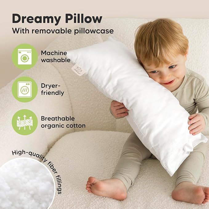 Toddler Pillow with Pillowcase - Image 4