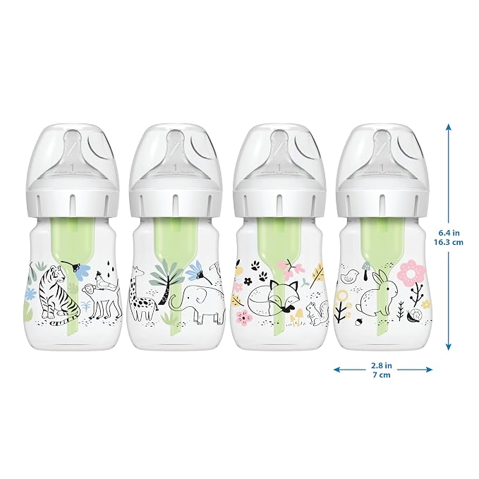 Dr. Brown’s Natural Flow® Anti-Colic Options+™ Wide-Neck Baby Bottle Designer - Image 15