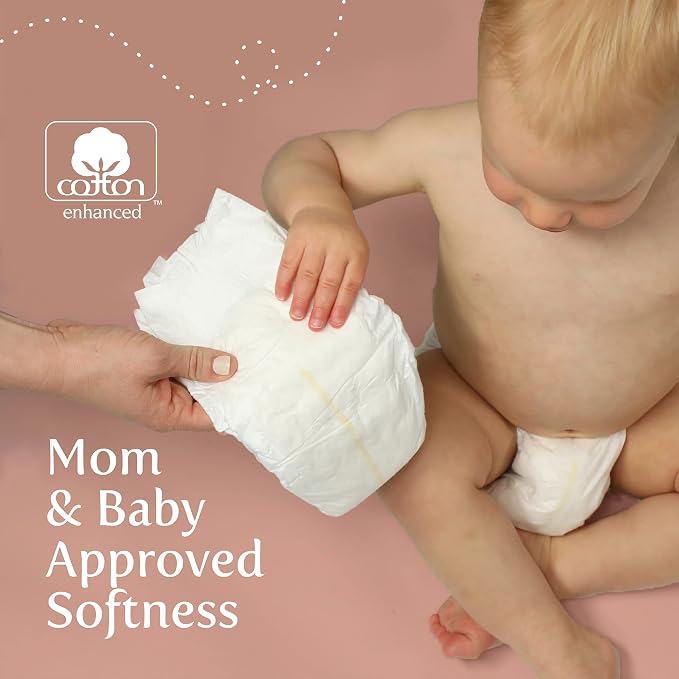Earth & Eden Sensitive | Eco-Conscious & Hypoallergenic Diapers | Size 2 | 204 - Image 3