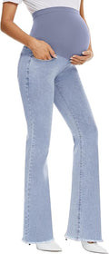 GLAMIX Women's Stretch Maternity Bootcut Jeans by GLAMIX