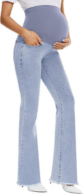 GLAMIX Women's Stretch Maternity Bootcut Jeans by GLAMIX
