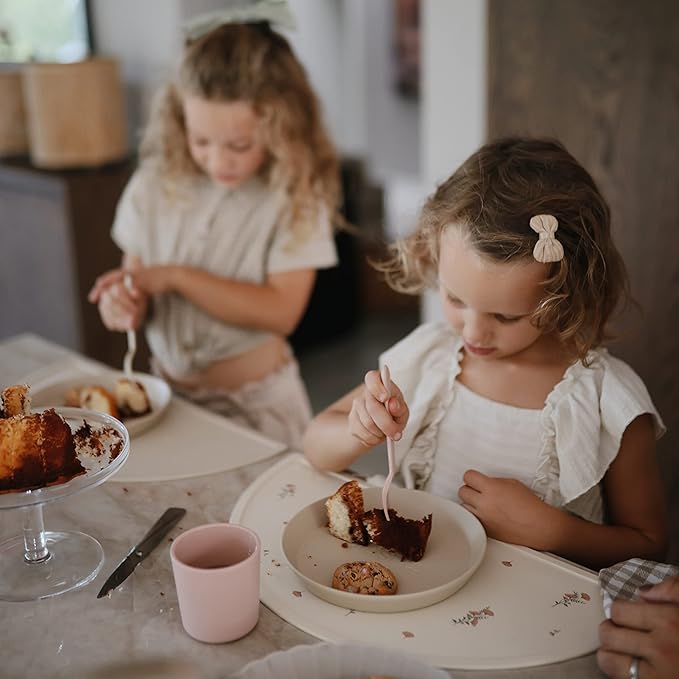 mushie Round Dinnerware Plates for Kids | Made in Denmark - Image 5