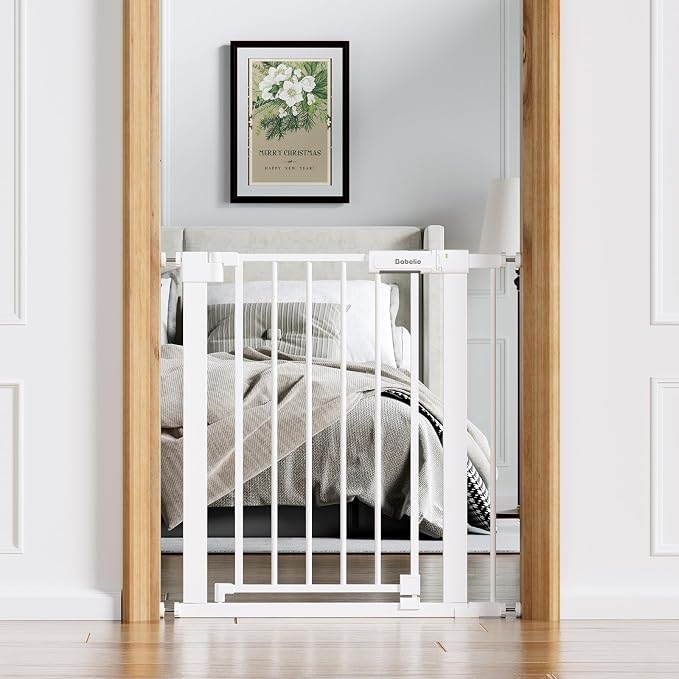 BABELIO Baby Gate for Doorways and Stairs, 31-36" Pet Gate by BABELIO