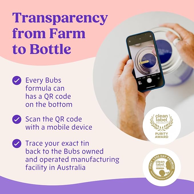 Bubs 365 Day Grass Fed Infant Formula - Image 7