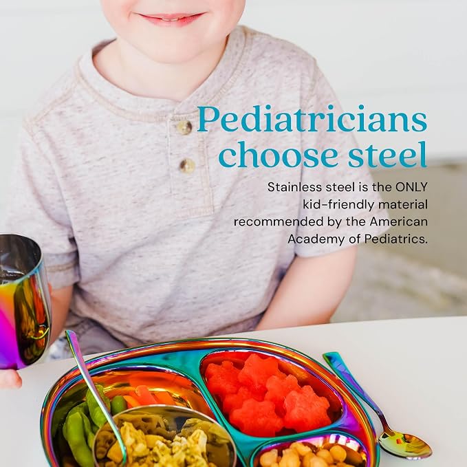 Ahimsa Stainless Steel Plates for Kids - Image 3