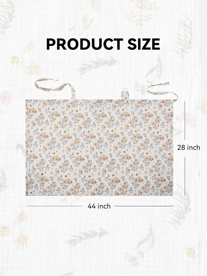 TILLYOU Muslin Nursing Cover for Baby Breastfeeding, 100% Cotton Breathable - Image 7