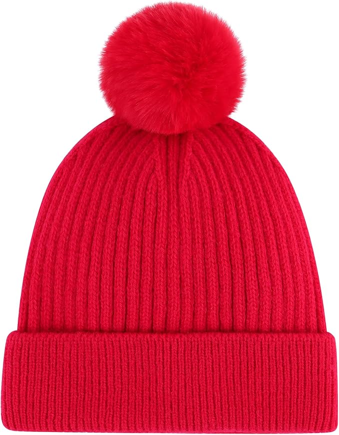 Girls Winter Hat Warm Toddler Beanie - Image 2