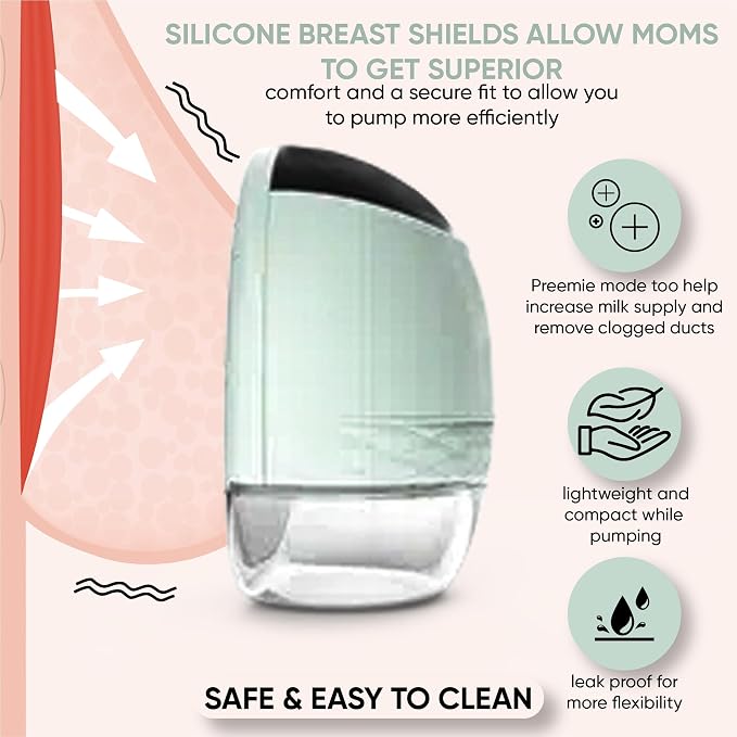 Zomee Fit Wearable Breast Pump, Hands Free, Discrete Electric Double Breast Pump - Image 5