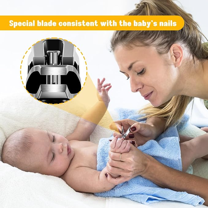 FVION Kids Nail Clippers, Small Jaw Baby Nail Clipper Trimmers - Image 2