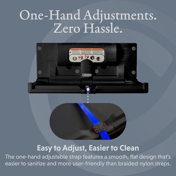 Foundations Classic Horizontal Baby Changing Station w/EZ Mount Backer Plate - Image 4