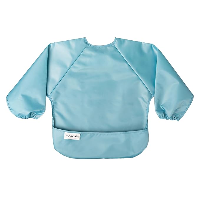 Tiny Twinkle Long Sleeve Bib for Babies & Toddlers – 2 Pack Waterproof Smock - Image 9