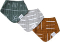 Mebie Baby Muslin Cotton Bib, 3 pack, Baby Bib Set by MebieBaby