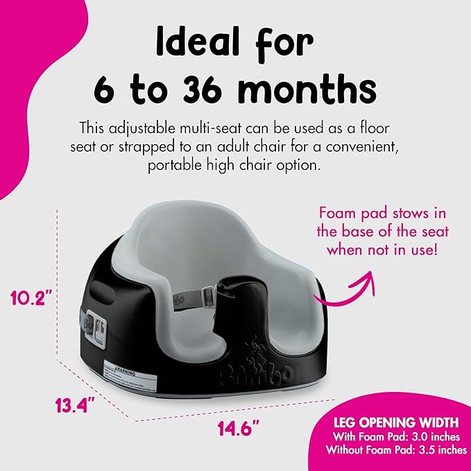 Bumbo 3-in-1 Multi-Seat for 6 to 36 Months, Travel Baby Feeding & Play Floor - Image 3
