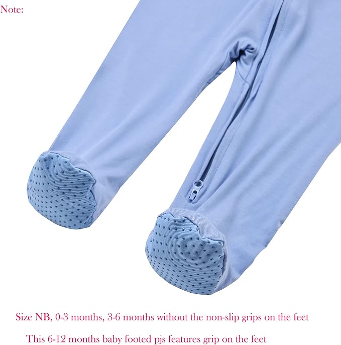 Aablexema Baby Footie Pajamas Zipper - Image 7