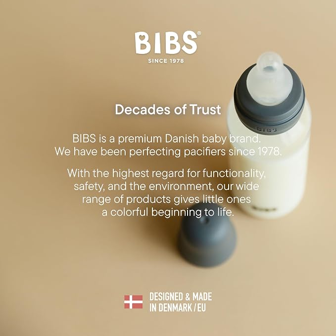 BIBS Baby Bottle 5 oz / 150 ml Silicone Nipple - Image 7
