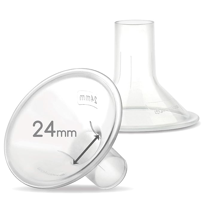 Maymom MyFit 24mm Medium, Two-Piece Design Breastshields, Compatible by Maymom