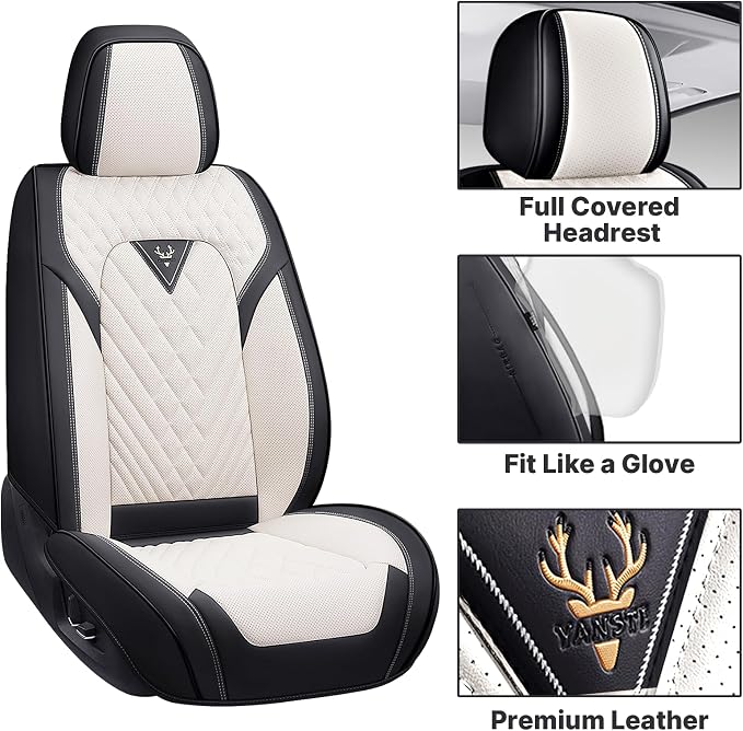 Car Seat Covers, Waterproof Faux Leather Automotive Comfortable Seat Covers - Image 6
