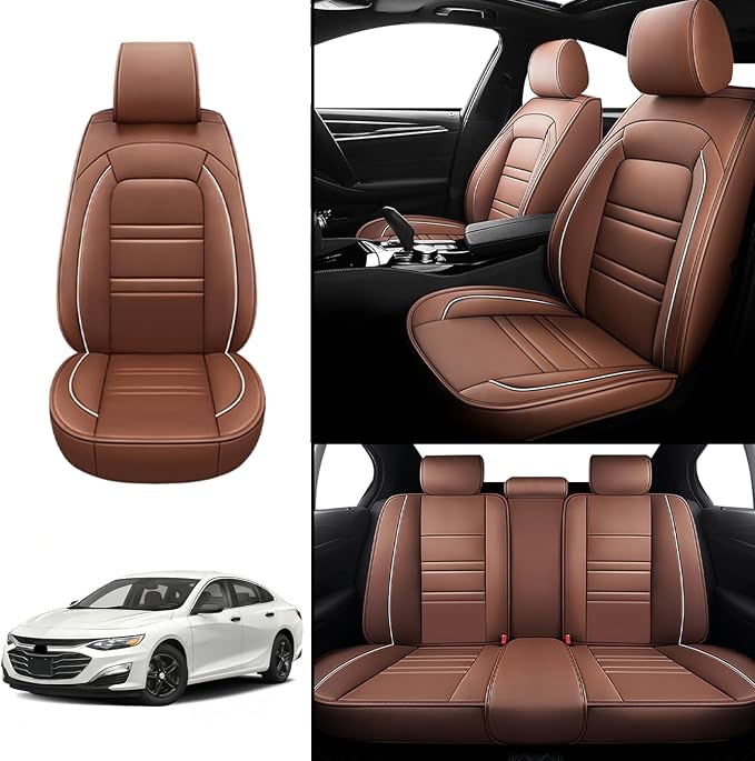 Seat Covers for Malibu 2004-2025 | 5-Seats Leather Seat Covers - Image 2