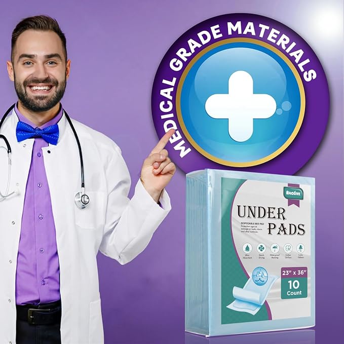 Disposable Bed Pads for Incontinence 23" x 36" - Image 3