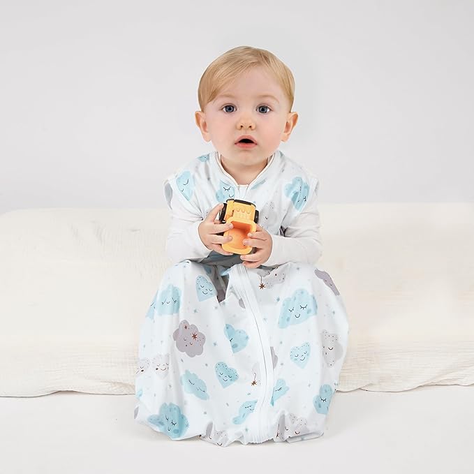 3 Pack Baby Sleep Sack 18-24 Months 100% Rayon Cotton Baby Sleeping Bag 2-Way - Image 2