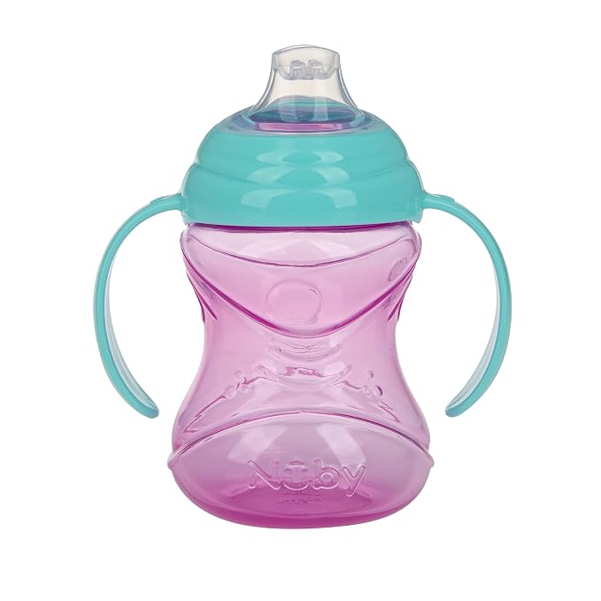 Nuby Clik-It Grip N' Sip Soft Spout No-Spill Training Sippy Cup - 10 oz - 4+ - Image 7