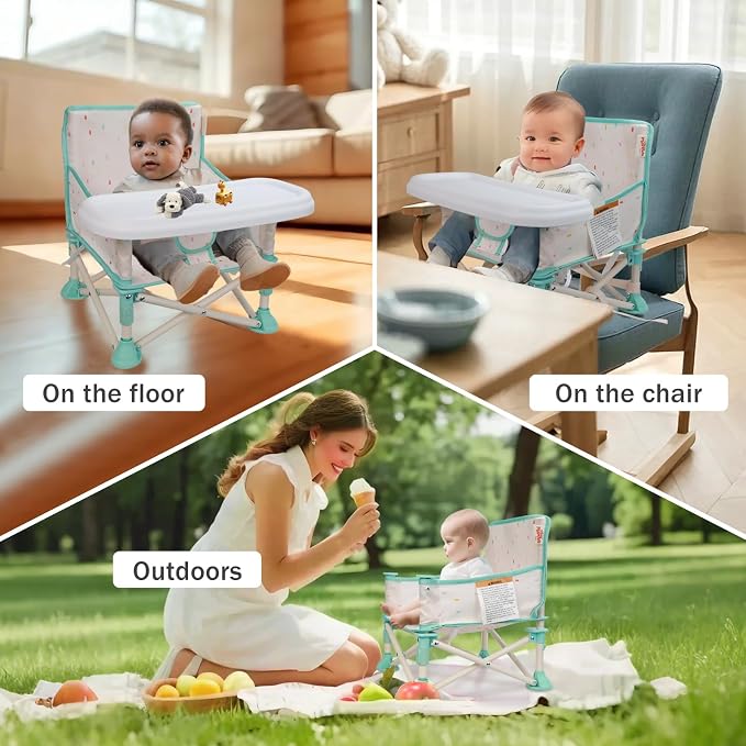 Tiny Marvels Portable 3-in-1 Baby Chair, Cozy Booster Seat, Baby Seat - Image 4