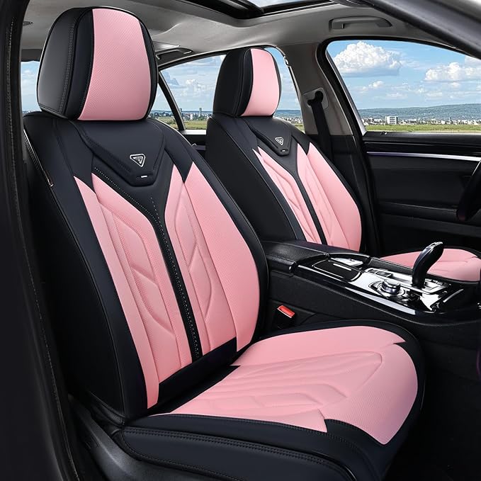 Coverado Car Seat Covers Full Set, Car Seat Protectors Leather Seat Covers - Image 9