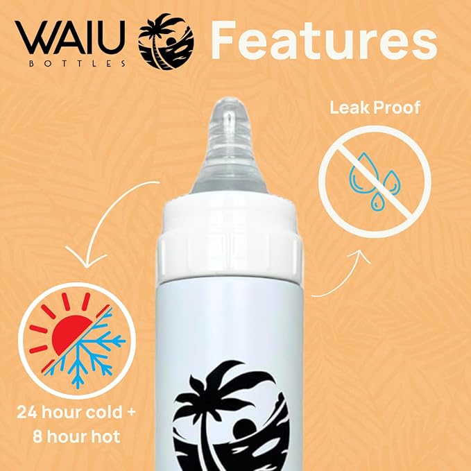 Versatile Waiu Insulated Baby Bottle | 4 oz & 6 oz Sizes | Keeps Drinks Hot - Image 5