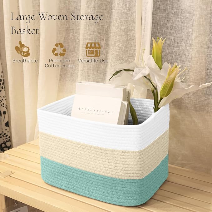 Hopegiver 3 Pack Storage Baskets - Image 2