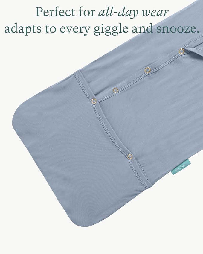 PurComfy Supersoft Baby Sleeper Gowns, Premium Bamboo Viscose Infant Nightgown - Image 5
