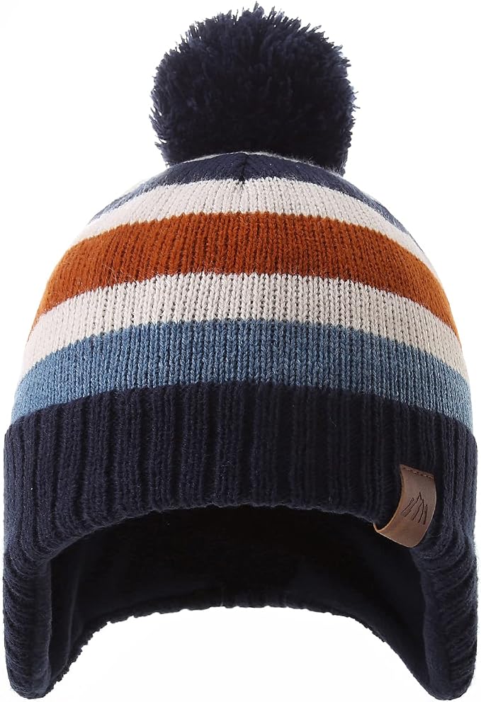 LMLALML Boys Winter Hat Earflap Knitted Beanie - Image 3