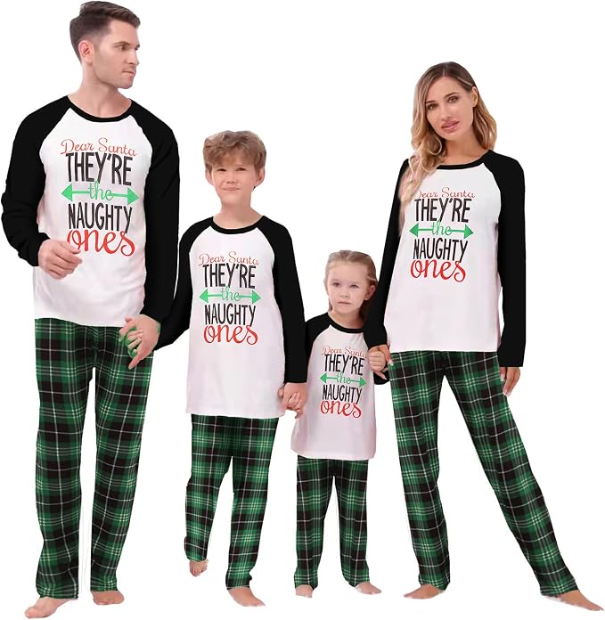 Awoscut Family Christmas Pajamas Matching Pajamas by Awoscut