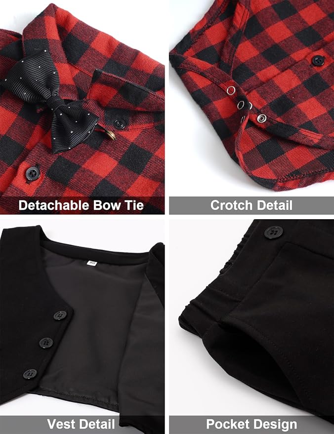 A&J DESIGN Baby Boy Suits Clothes Infant Toddler Formal Gentleman Outfits - Image 4