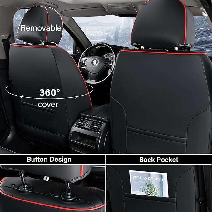 Coverado Car Seat Covers Full Set, Seat Covers - Image 4