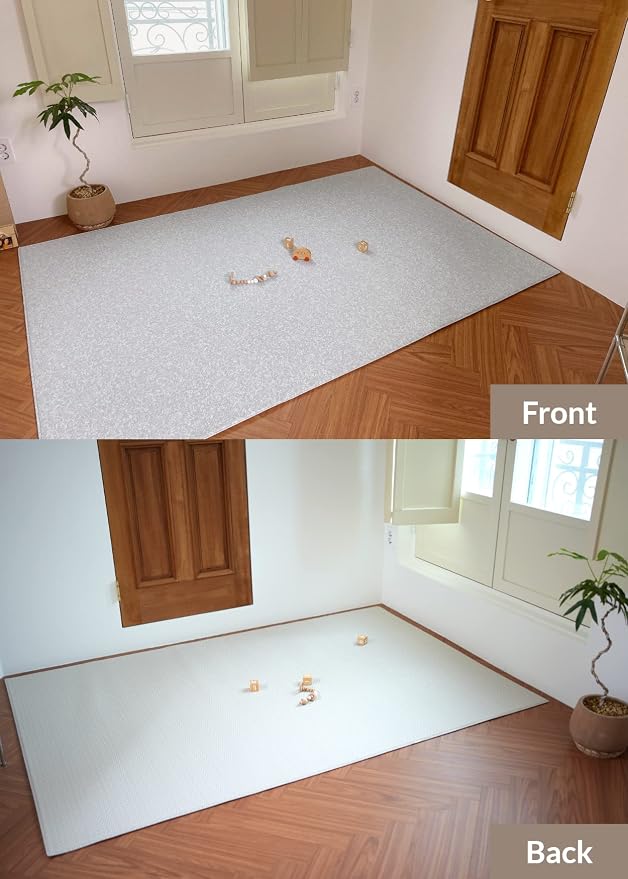 Baby Care Play Mat 73’’ x 49’’ Original One-Piece Reversible Rollable - Image 5